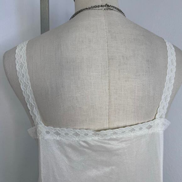 Vintage slip dress sheer white - Picture 8 of 8